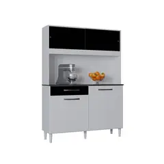 TAHUARI - Mueble de cocina Grazi 120 blanco/negro