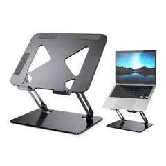 VIDITA - Soporte Base Alzador Notebook Laptop Mac Plegable Ajustable