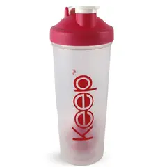 KEEP - Botella Shaker Value 700mL Agua Deportes Proteina Rosa