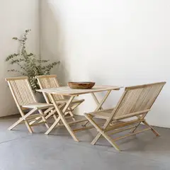 AMOBLE - Mesa De Comedor Zuri L Natural Amoblé