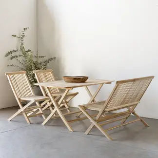 AMOBLE - Mesa De Comedor Zuri L Natural Amoblé