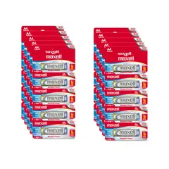 MAXELL - Pack 50 Pilas Alcalinas Tamaño AA