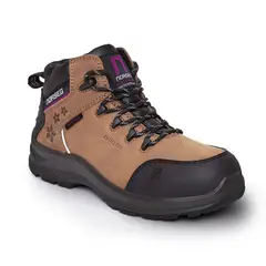 NORSEG - Zapato de Seguridad NS 591 ERIKA Café Mujer