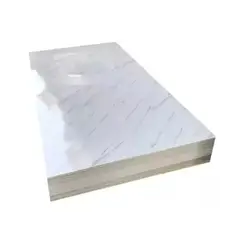 GENERICO - Caja 56 Laminas Adhesiva Efecto Mármol 30x60 Blanca