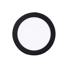WANT - Panel Led Sobrepuesto 24w Borde Negro Luz Calida