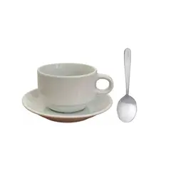 DANIEL WELLINGTON - Pack 6 Tazas Té Porcelana + Platillos + Cucharas