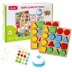 GENERICO - Juego de mesa empareja formas y colores
