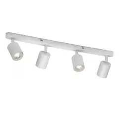 OFERTABKN - Aplique Lampara Cuadruple Dirigible Ampolleta Gu10 BlancoLuz fria