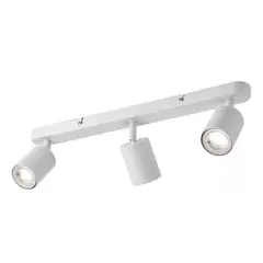 OFERTABKN - Aplique Lampara Triple Dirigible Con Ampolleta Gu10 BlancoLuz calida