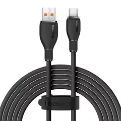 BASEUS - Cable de Carga USB a Tipo-C de 200 cm - 100W Negro