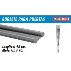 GEKO - BURLETE PARA PUERTAS COLOR GRIS 95 CM