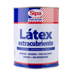SIPA - LATEX BLANCO EXTRA CUBRIENTE 0,25 Gal
