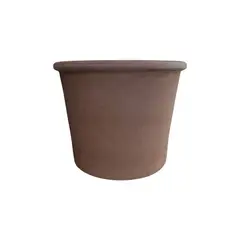 DEROMA - Maceta Primitivo Cilíndrica 33cm Grafito