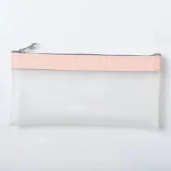 GENERICO - Estuche Para Lápices Transparente Modelo Nórdico - Rosado