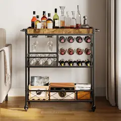 AIZO - Carro Servicio Comercial para RestauranteBar Negro