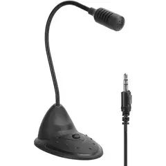 DM - MICROFONO PLUG 3.5 MM CON BOTON C-200