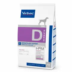 VIRBAC - HPM Dog Dermatology Support 12 kg - Alimento para Dermatitis y Piel Sensible