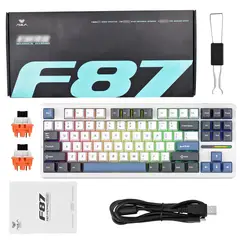 AIZO - Teclado Mecánico F87 Gamer estructura de Gasket