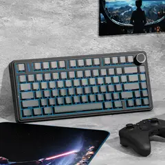 AIZO - Teclado Mecánico F75 Gasket 3 Modos RGB Cosechador