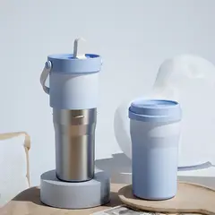 AIZO - Taza de café aislada de acero inoxidable 316