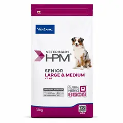 VIRBAC - HPM Senior Large & Medium Alimento para Perros Senior 12 kg