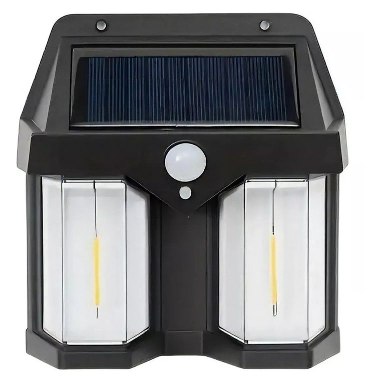 Aplique Solar De Pared Lampara Con Sensor De Movimiemto