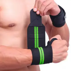 TORPEDO - Par Muñequera Deportiva Elástica Ajustable Crossfit Gym