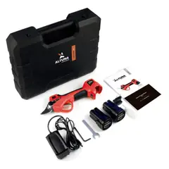 GENERICO - Tijera para podar eléctrica 32 mm + 2 Baterías Altuna