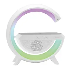 FIDDLER - Parlante G Bluetooth Luz RGB y Cargador QI Wireless iPhone