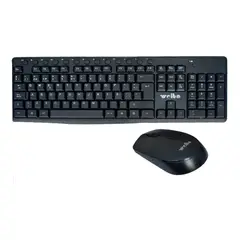 WEIBO - Teclado + Mouse Inalámbrico/ 2 En 1 AOAS Wb-8012, USB.
