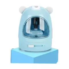 GENERICO - Sacapunta Eléctrico a Pila Escolar Oficina Diseño Oreja Azul