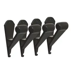 GENERICO - PACK 4 COLGADORES CASCO DE MOTO Y BICICLETA SOPORTE DE PARED