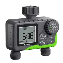 ESHOPANGIE - Programador Riego Automatico Controlador Digital 2 Zonas