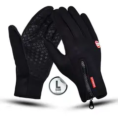 GENERICO - Guantes Térmicos Unisex Bicicleta Scooter Skate Talla ¨L¨
