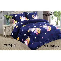 GENERICO - Cobertor invierno plush con chiporro 1.5p