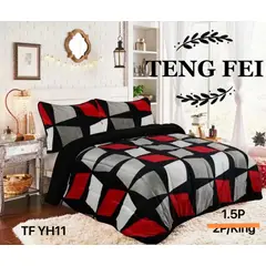 GENERICO - Cobertor invierno plush polar con chiporro 2plazas estampado
