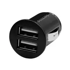 PHILIPS - Cargador Usb Doble Para Auto Ultra Rapido
