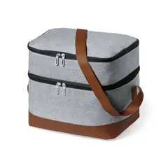 IMPORTCLICK - Bolso Cooler Doble Gris Chandak 20x30x26 CM