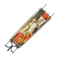 KANKA - Rejilla XL Acero Inoxidable Asador para Grandes Cortes +20 personas Parrillero Austral