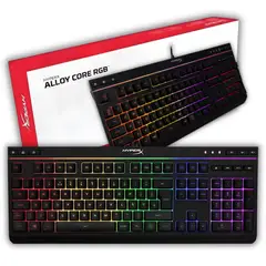 HYPERX - Teclado Gamer Alloy Core RGB IPX Multiplataformas