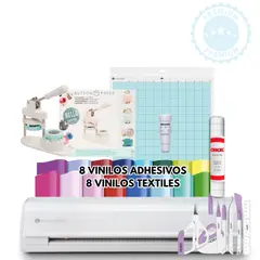 SILHOUETTE - Cameo 5 Blanca + BUTTON PRESS