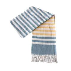 PRO OUTDOOR - Toalla Turca Fatma Blue Yellow