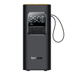 BASEUS - Inflador Inalámbrico Autos Motos Digital Negro