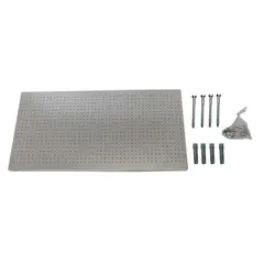 SIMONRACK - Panel Perforado PanelClik 1200x400 Gris + 8 Ganchos