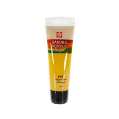 SAKURA - Pintura Acrilica 75ml - Amarillo Ocre
