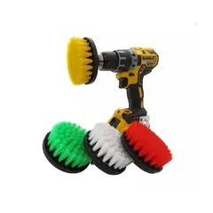 GENERICO - Kit Set 4 Cepillos Escobillas Limpieza Para Taladro Pack
