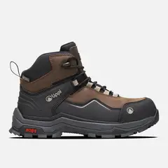 LIPPI - ZAPATO SEGURIDAD PRO WORK HOMBRE ATMOS MID CAFÉ OSCURO