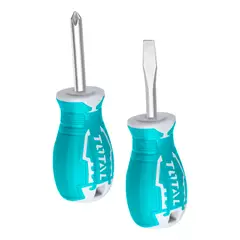 TOTAL TOOLS - Kit Juego Destornilladores 2 Piezas 38mm Total Thts20206