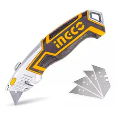 INGCO - Cuchillo Cartonero Retráctil Huk6118