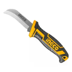 INGCO - Cuchillo Pelacables Curvo 200mm Hpk82001